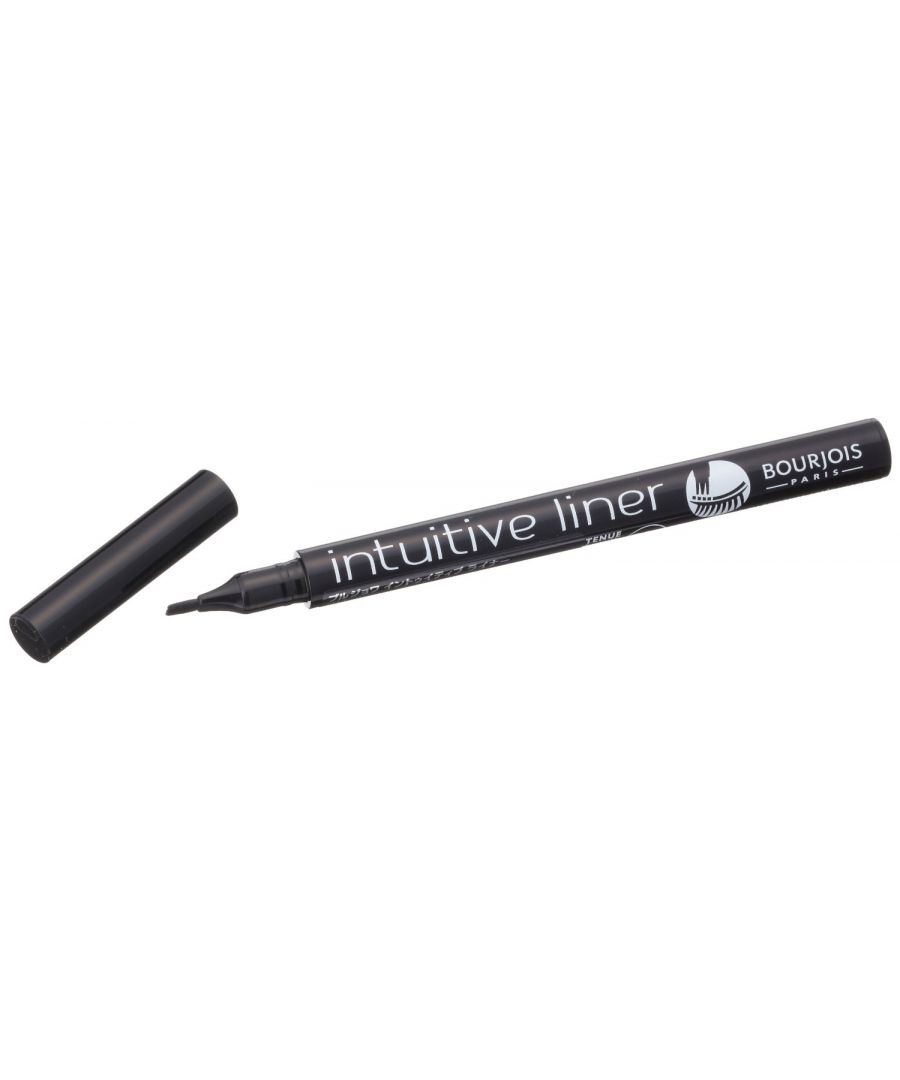 Image for Bourjois Paris Intuitive 3 End Felt Tip Eyeliner Liner 0.66ml - 02 Noir Black