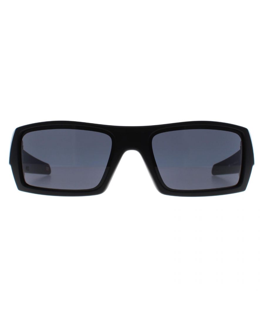 Oakley Wrap Mens Matte Black Grey Gascan  Sunglasses are unique, beautiful sunglasses that captivated the latest in cutting edge design and fashion. Definitive styling make these a firm favourite and a must have!