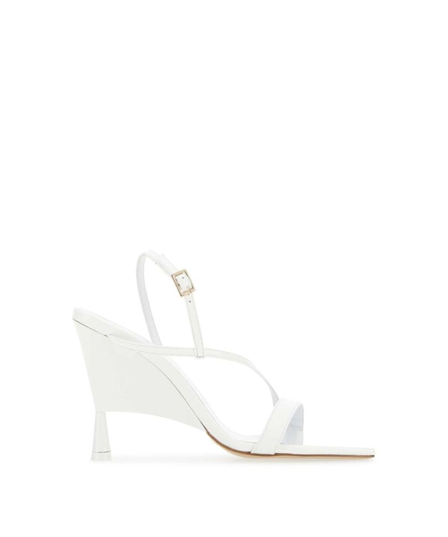 White leather Rosie 5 sandals