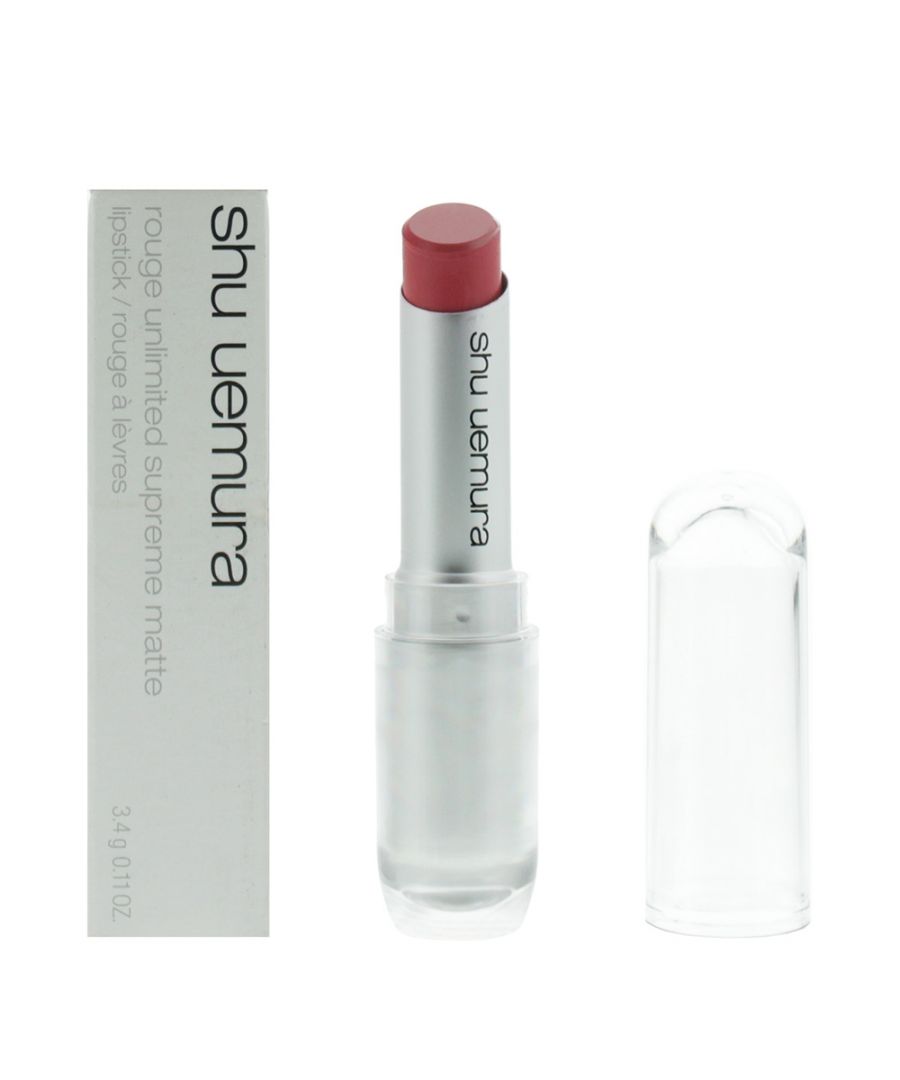Shu Uemura Rouge Unlimited Supreme Matte Cr332 Coral Lipstick Gloss 3.4g