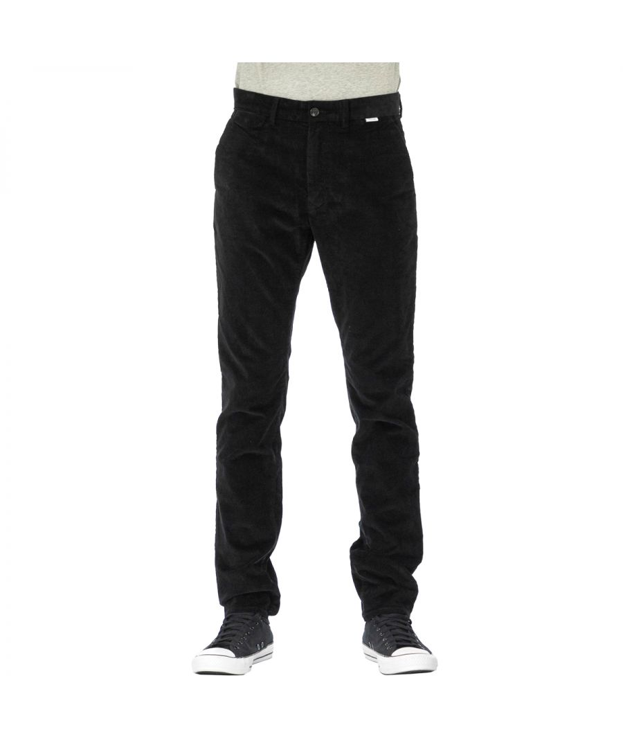 Image for Calvin Klein Men Pants Slim Fit Ankle length  Black