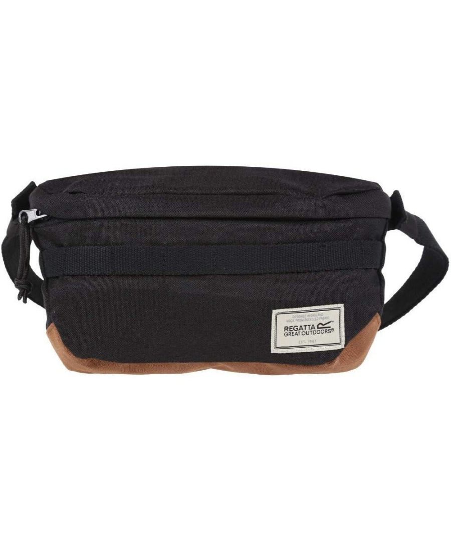 Regatta Unisex Stamford Waist Bag (Black/Brown) - One Size