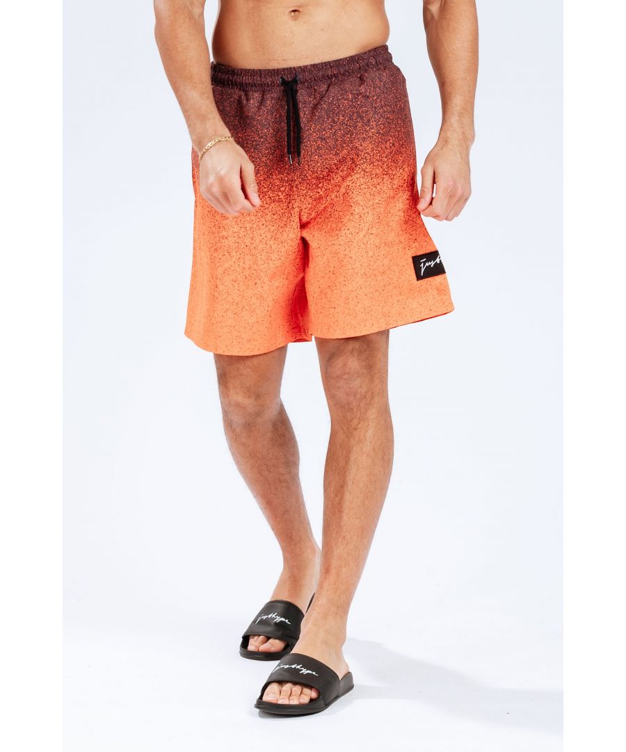 Image for Hype Orange Speckle Fade Men's Swim Shorts