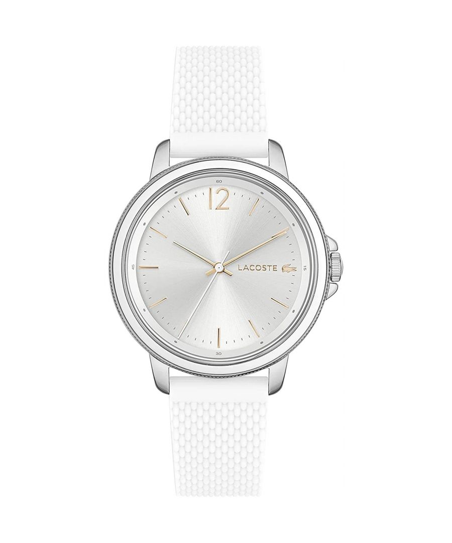 Lacoste Slice WoMens White Watch 2001197 Silicone - One Size