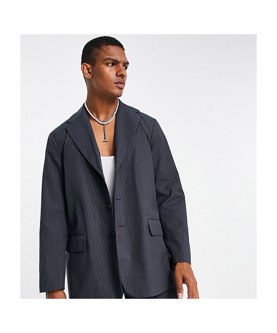 Suits by Collusion Exclusive to ASOS Notch lapels Padded shoulders Three-button fastening Oversized fit Sold by Asos