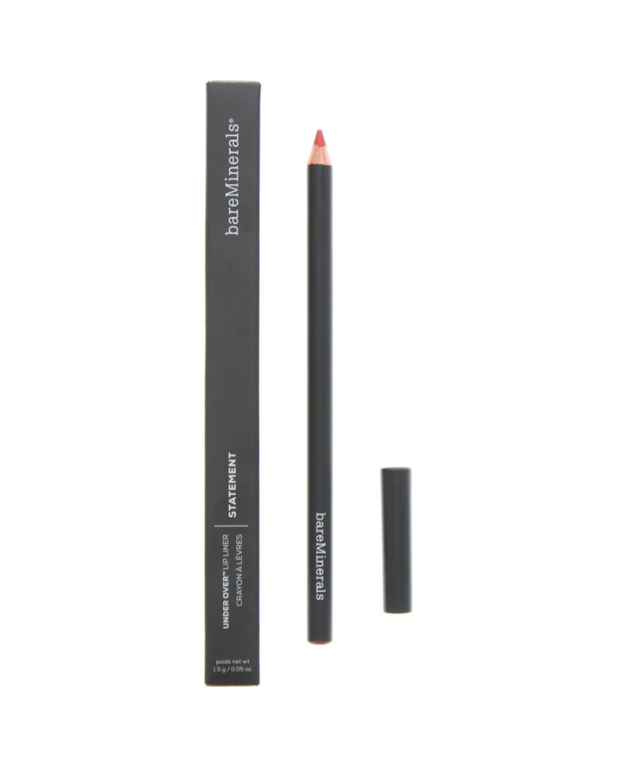 Outline your lips in a range of versatile trending shades of reds, pinks and berries with the Statement Under Over lip liner by Bare Minerals. Each liner is enriched with lip primer to prepare your lips for a bold defining colour.