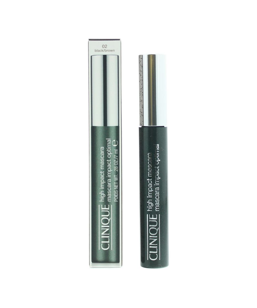 Clinique High Impact Black/Brown Mascara is perfect for volume and length in your lashes. Creates a bolder and fuller look after the first stroke.
