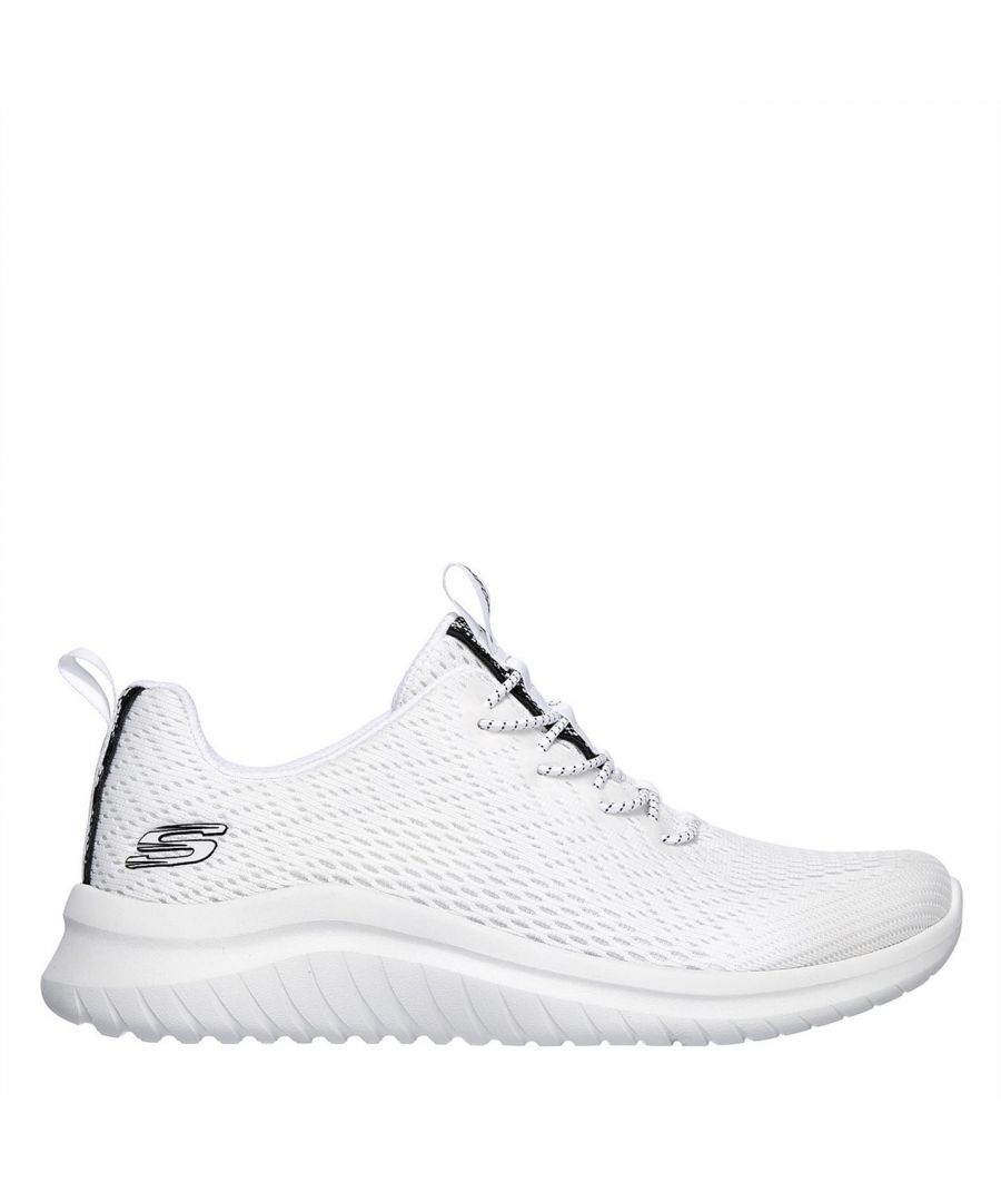 The Skechers Ultra Flex Are High-quality Running-style Trainers, Perfect For On-the-go. With Their Memory Foam Insole, Padded Collar And Lightweight, Sock Like Upper, These White Trainers Provide Both Comfort And Style, Making Them A Versatile Choice For Any Outfit Or Activity. Treat Yourself To A Pair Of Lightweight Skechers Ultra Flex And Take Your Workouts And Sporty Outfits To The Next Level!