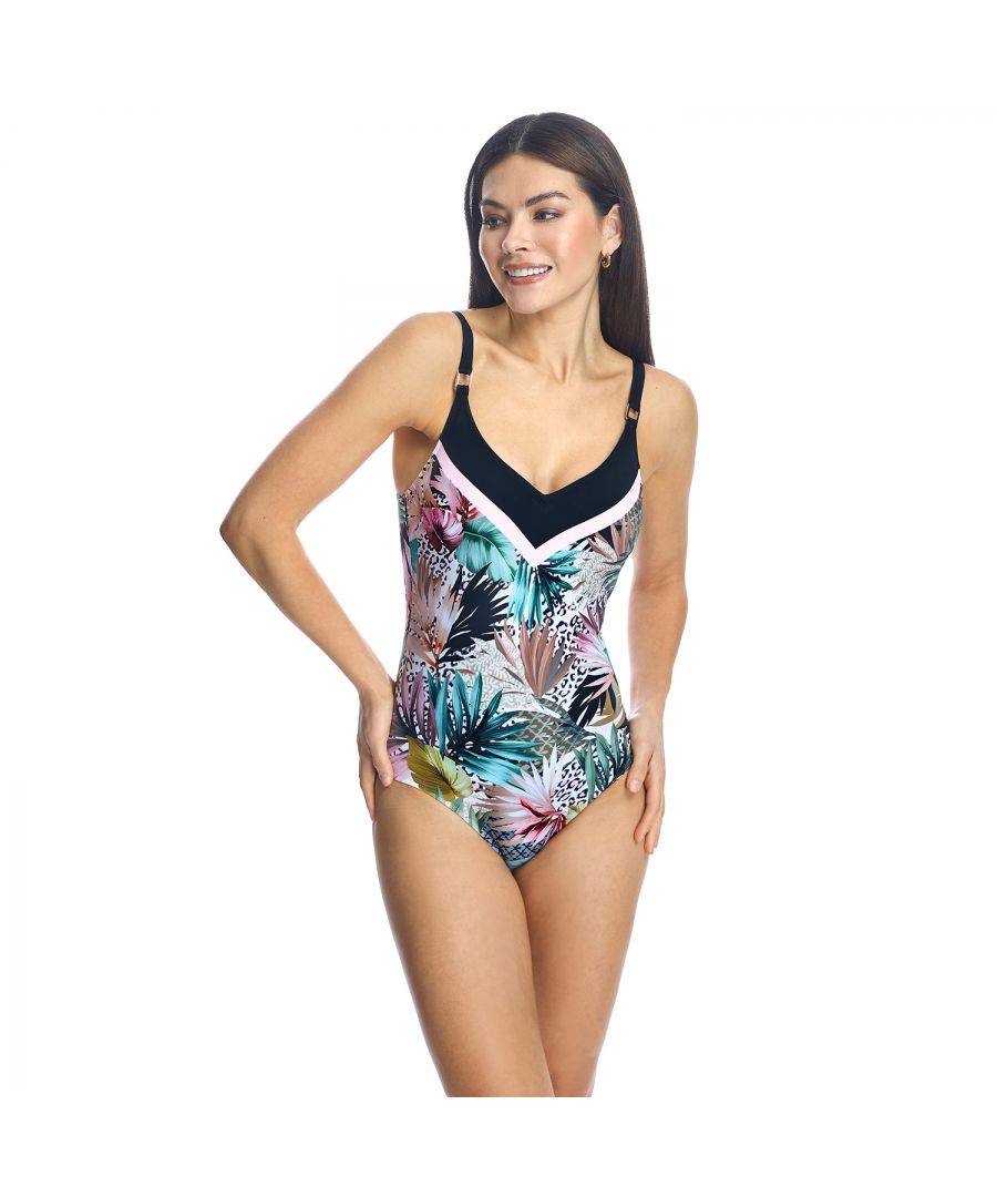 ORY Womens V-neck swimsuit W240876 woman - Multicolour - Size 34D