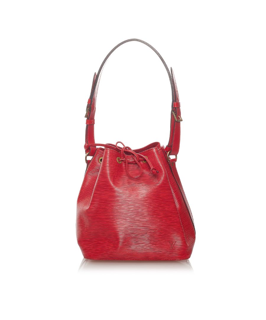 Image for Vintage Louis Vuitton Epi Petit Noe Red