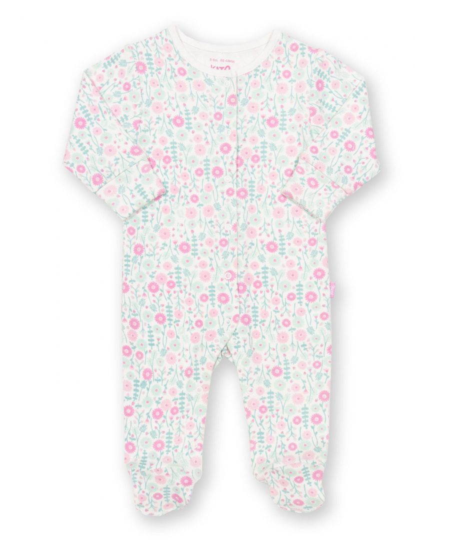 Kite Boy's Girl's Baby Girl Daisy Ditsy Sleepsuit|Size: 18-24 m|cream