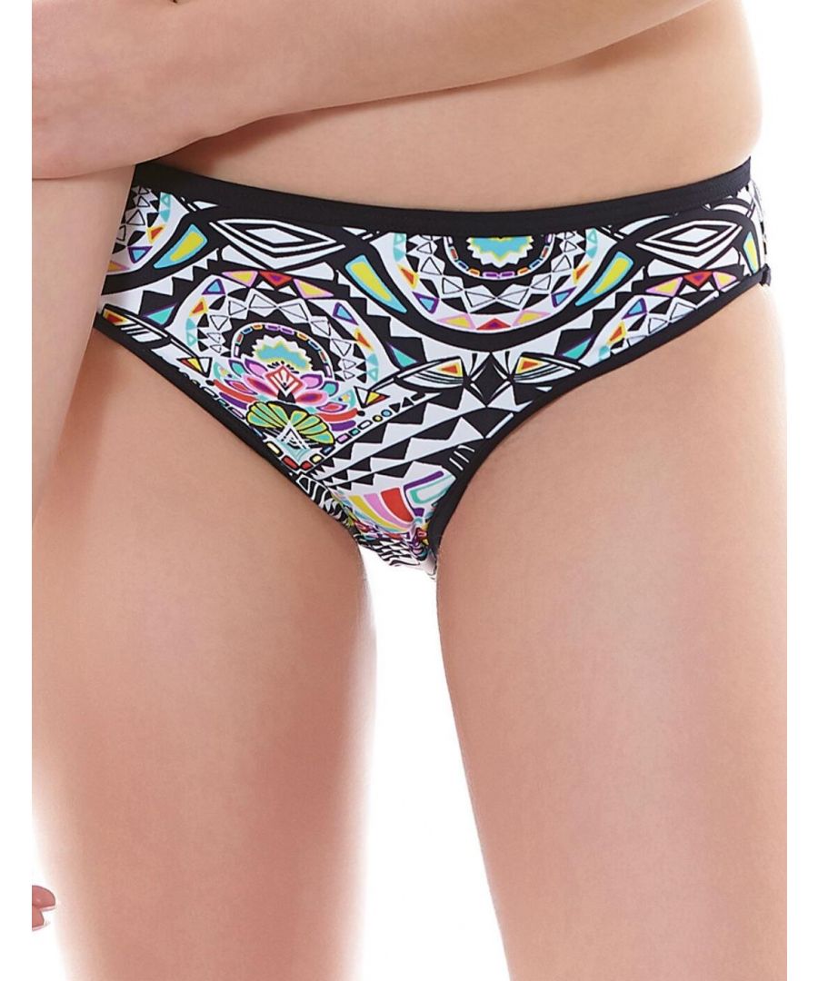 Freya Womens 3926 Zodiac Hipster Bikini Brief Multi - Multicolour - Size 14 UK