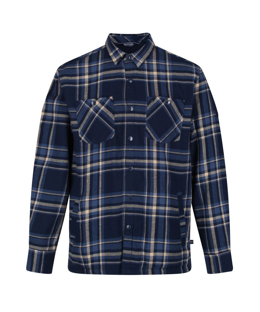 100% Organic Cotton. Design: Brushed, Checked. Lining: Fleece. Pockets: 2 Chest Pockets. Fastening: Button. Neckline: Collared. Sleeve-Type: Long-Sleeved. Branded Tab, Supersoft.