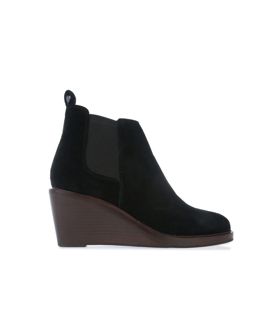 Image for Women's Clarks Clarkdale 2 Top Suede Boots in Black