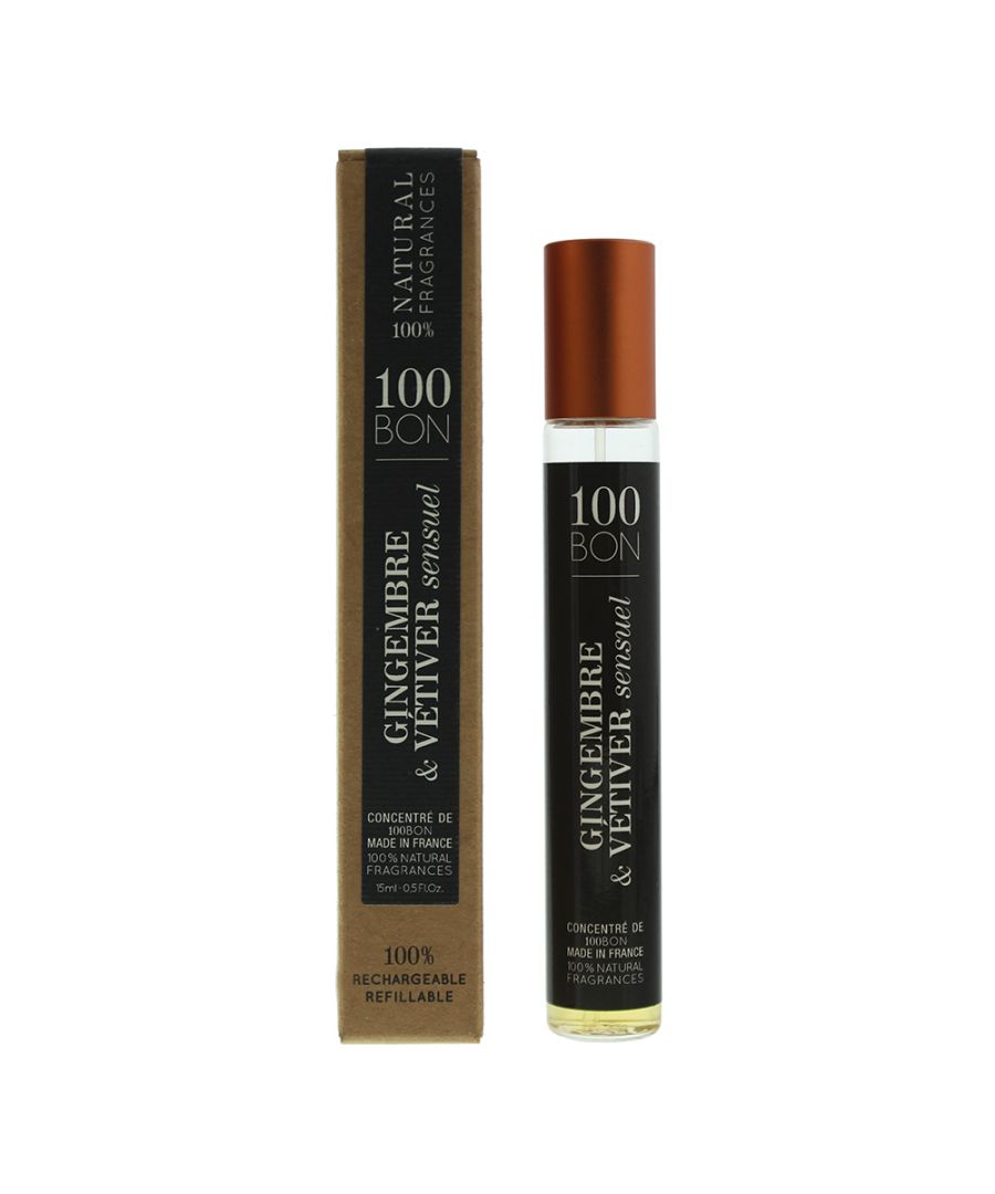100 Bon Gingembre & Vetiver Sensue Eau De Parfum 15ml