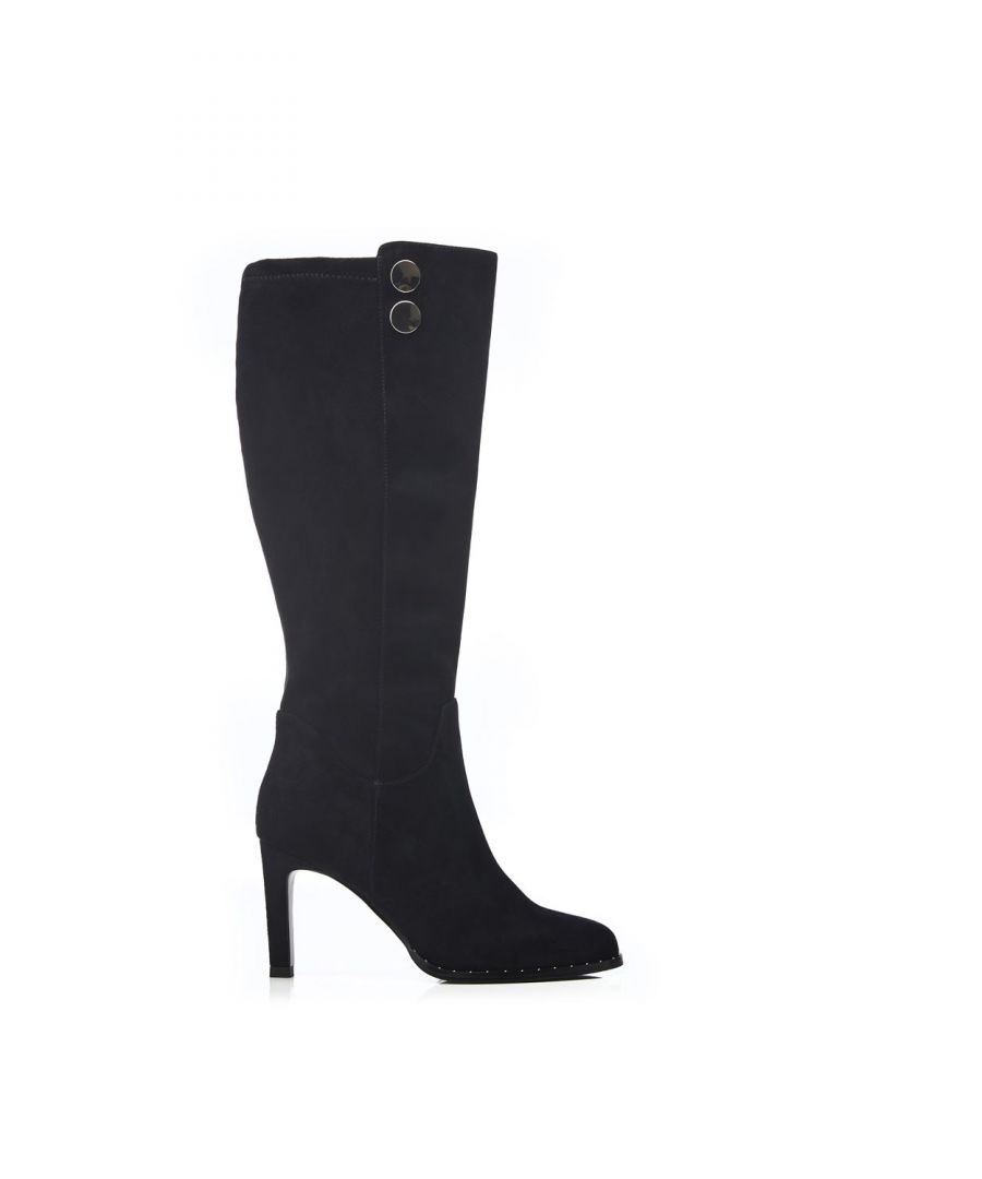 Moda in Pelle Womens 'Salanda' Black Suede - Size EU 41