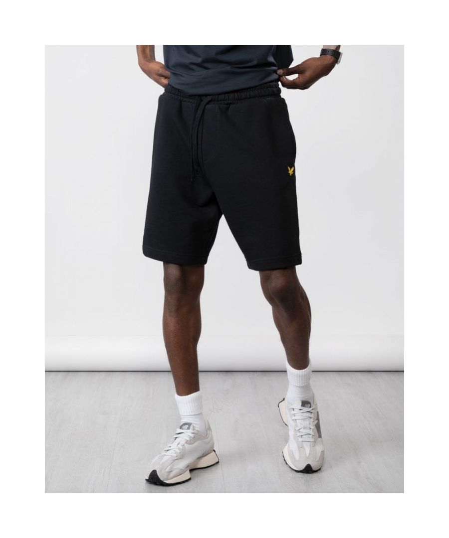 Lyle & Scott Sweatshort in zwart