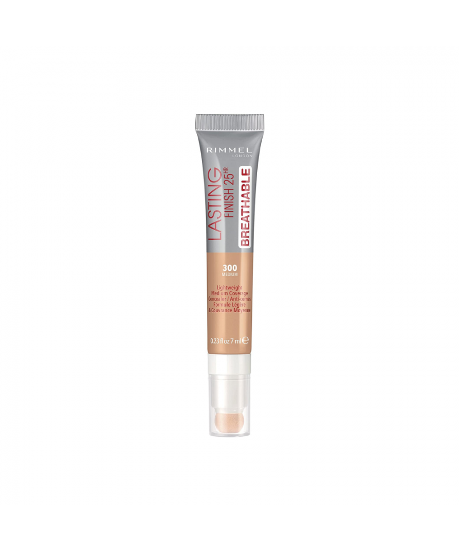 Want the London look? New Rimmel Lasting Finish Breathable concealer. With medium coverage, it helps to conceal imperfections and dark circles. Cushion applicator allows for perfect blend ability touch ups on the go. Rimmel London is an inner confidence that how we look is always cool, irreverent, never predictable and always evolving. Rimmel is not perfection or intimidating, it is like London: young, urban, eclectic, edgy. It is expression with no rules, it is real, it is accessible.