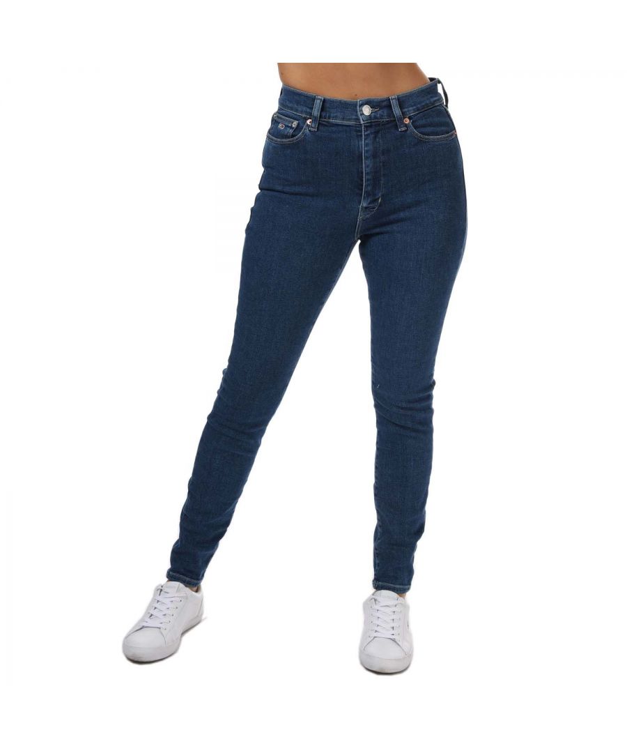 Tommy Hilfiger Sylvia jeans met hoge taille en superslanke pasvorm voor dames, denim