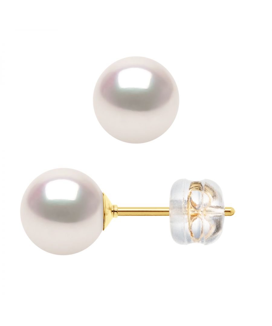 Image for DIADEMA - Earrings - Yellow Gold and Japanese Akoya Cultured Pearl