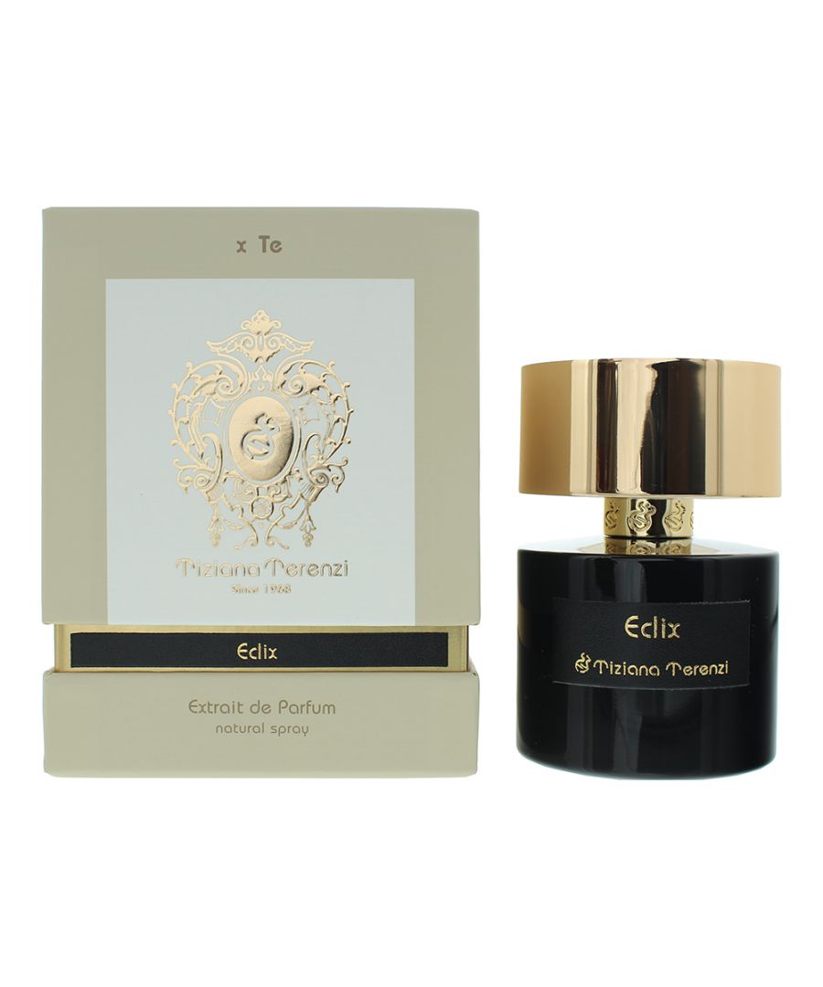Eclix by Tiziana Terenzi is a floral woody musk fragrance designed for women and men and first introduced in 2017. This scent features top notes of Iris, Almond, Lemon, Tangerine and Tahitian Vanilla. At the heart of this smell are notes of Lemon, violet, Petitgrain and White Lily. Base notes of Eclix are OrrisRoot, Amber, Sandalwood, Musk and Cedar.