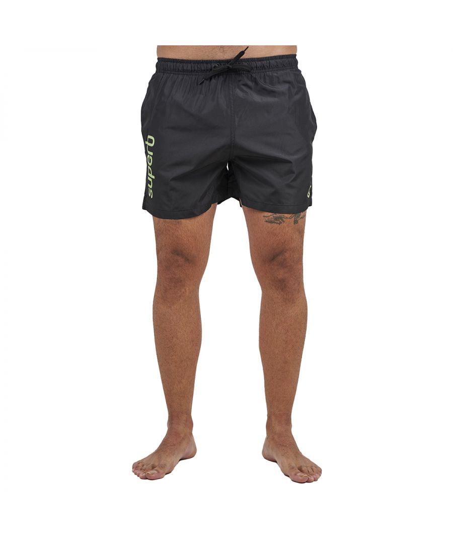 Superb Mens Icon Swim Shorts - Marine - Size Large