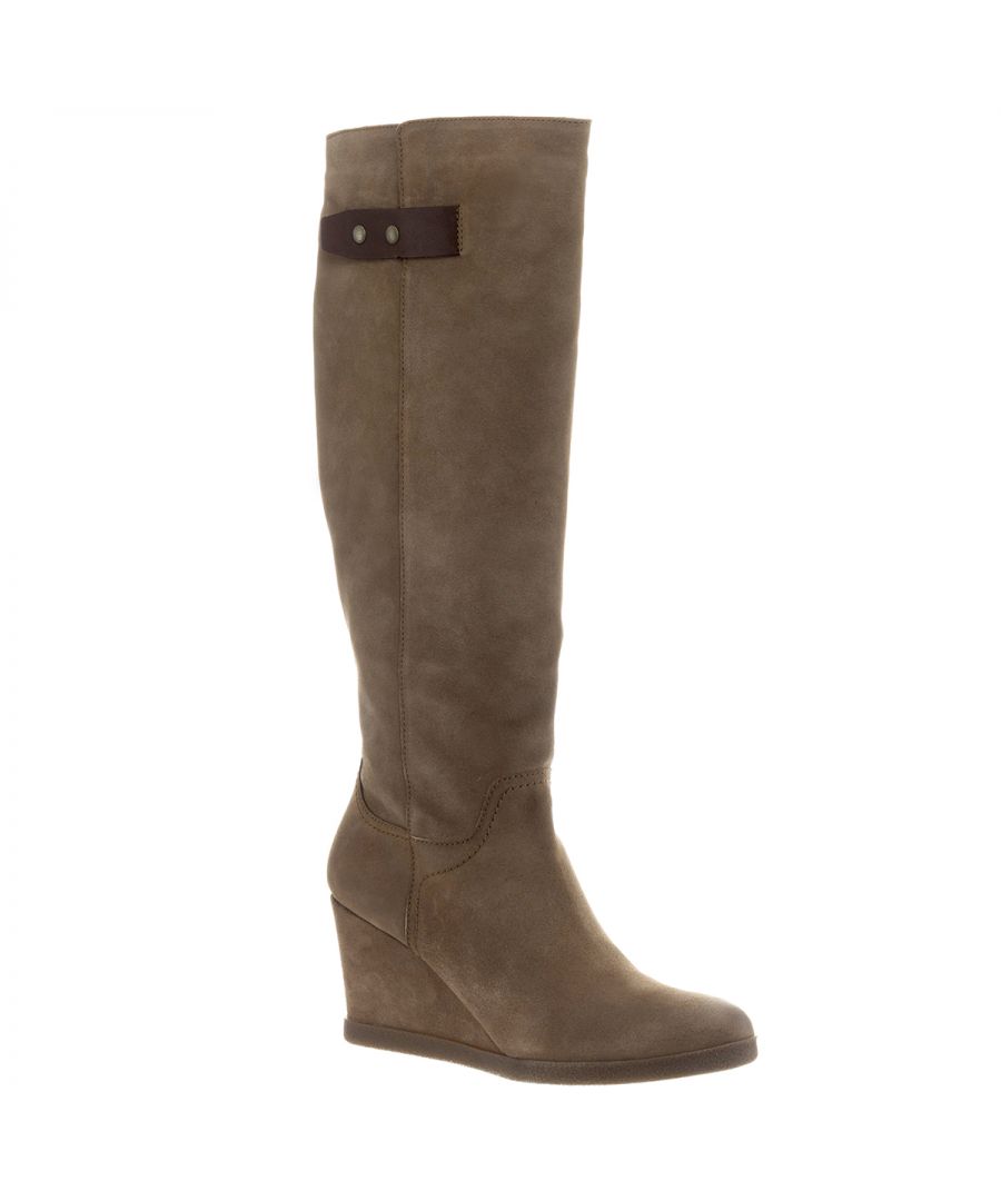 xoxo burkey wedge boot