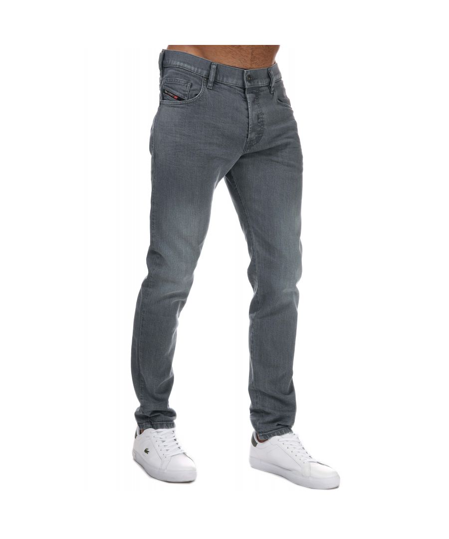 Men's Diesel D-Yennox Tapered Jeans in Grey