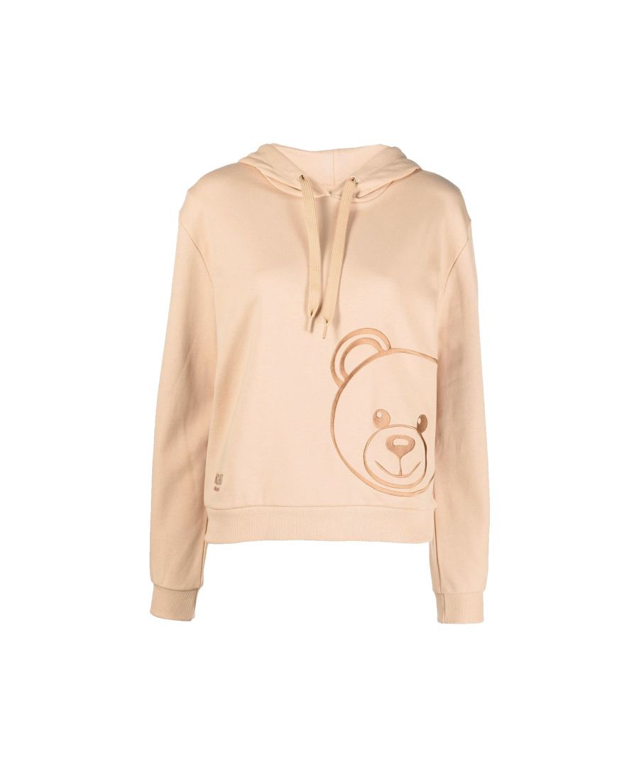 - Composition: 100% cotton - Lining: Cotton - Hood with drawstring - Elasticated cuffs - Elasticated waist - Embroided teddy bear - Embroidered logo detail - Machine wash (delicate) - Made in Bulgaria - MPN A1716 9021_88 - Gender: WOMEN - Code: SWE UM 2 HD 05 O28 W2 T