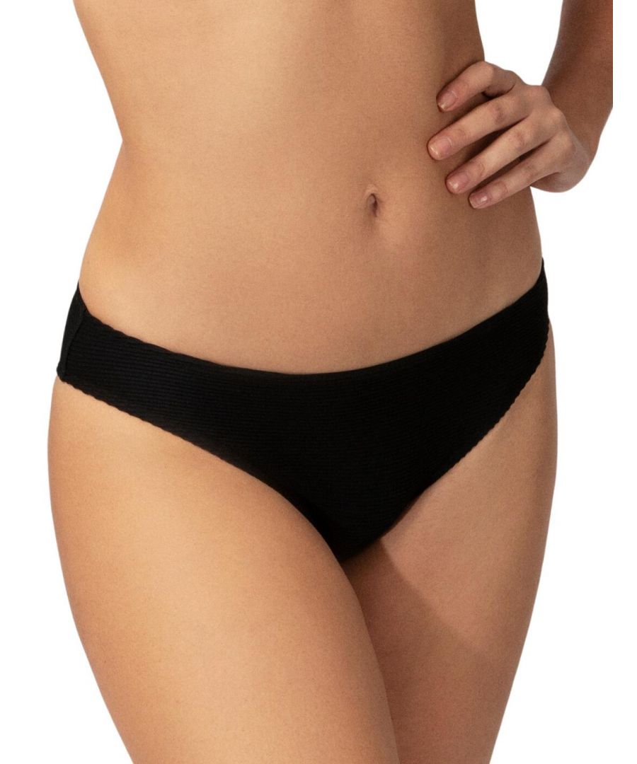 Empreinte Womens 2211CMS Structure Bikini Brief - Black Elastane - Size 18 UK