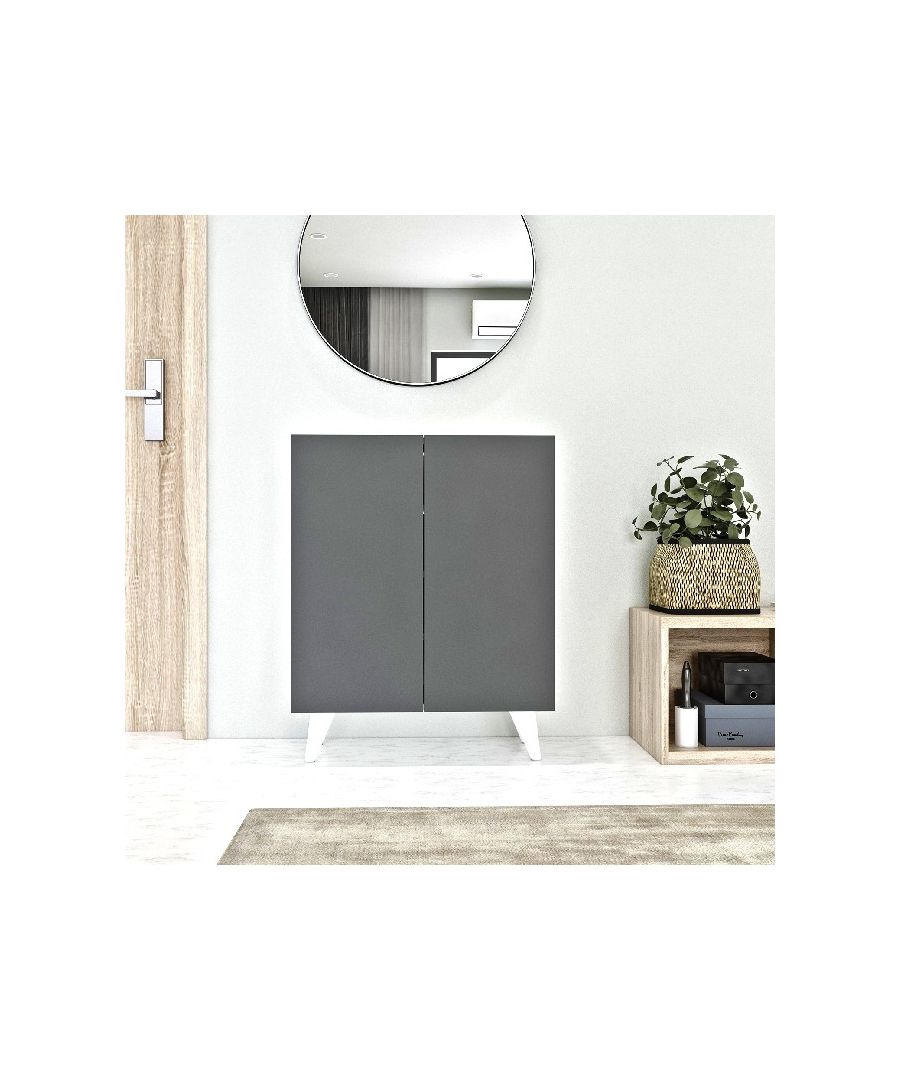 This modern and functional piece of furniture is the perfect solution for keeping clothes and other items in order. Thanks to its design, it is ideal for both living and sleeping areas. Easy-to-clean and easy-to-assemble, kit included. Color: Anthracite | Product Dimensions: 70 x 37 x 88 cm | Material: Melamine Chipboard | Product Weight: 24,5 Kg | Supported Weight: 45 Kg | Packaging Weight: 75,5x38,4x17 cm Kg | Number of Boxes: 1 | Packaging Dimensions: 75,5x38,4x17 cm.