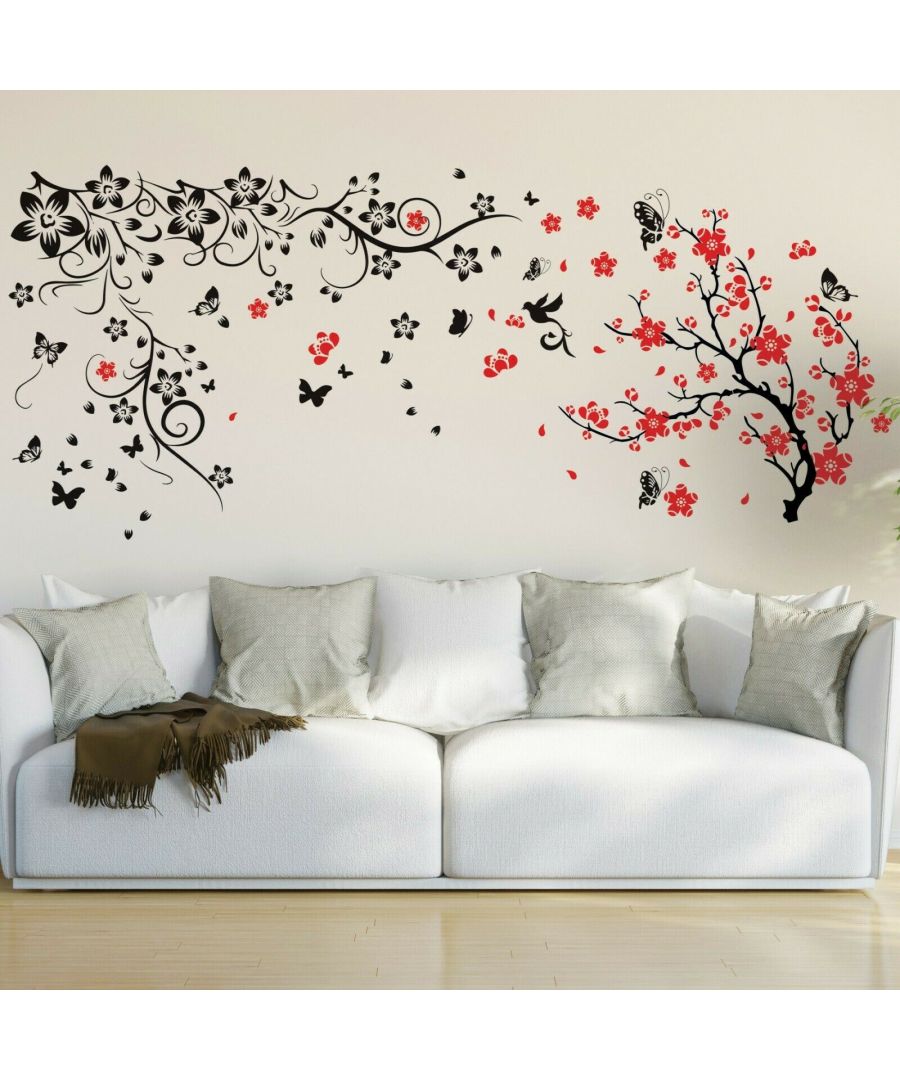 - Change the feel and look of your home with this wall sticker combo of intricate floral decor elements, creating an elegant design fitted for any room.\n- We design and produce all our wall stickers to be flexible so you can use them to decorate walls, furniture, doors and almost any kind of smooth and even surface.\n- Endless flexibility means that your imagination is the limit of creating decorations with our products in your own and unique way.\n- This product is easy to.\n- With this product you can achieve a finishing size of 217 x 125 cm, more or less depending on your preferences.\n- The package contains 2 sheets of 30 x 90 cm and 2 sheets 30 x 60 cm.