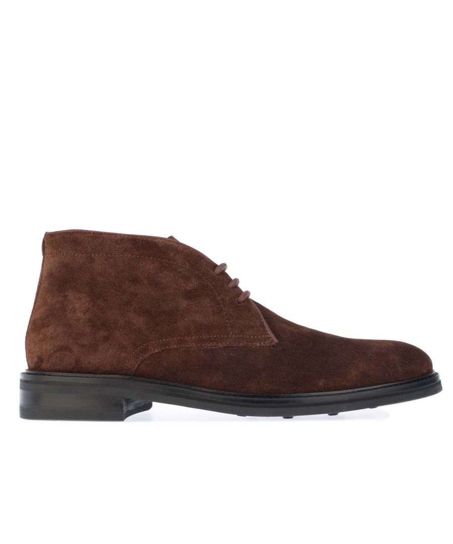 Mens Ted Baker Andrews Suede Chukka Boots in dark brown.- Suede upper.- Lace up fastening.- Round toe.- Comes in Ted Baker branded packaging.- Rubber sole.- Leather upper and lining.- Ref:263250BRNCHOC
