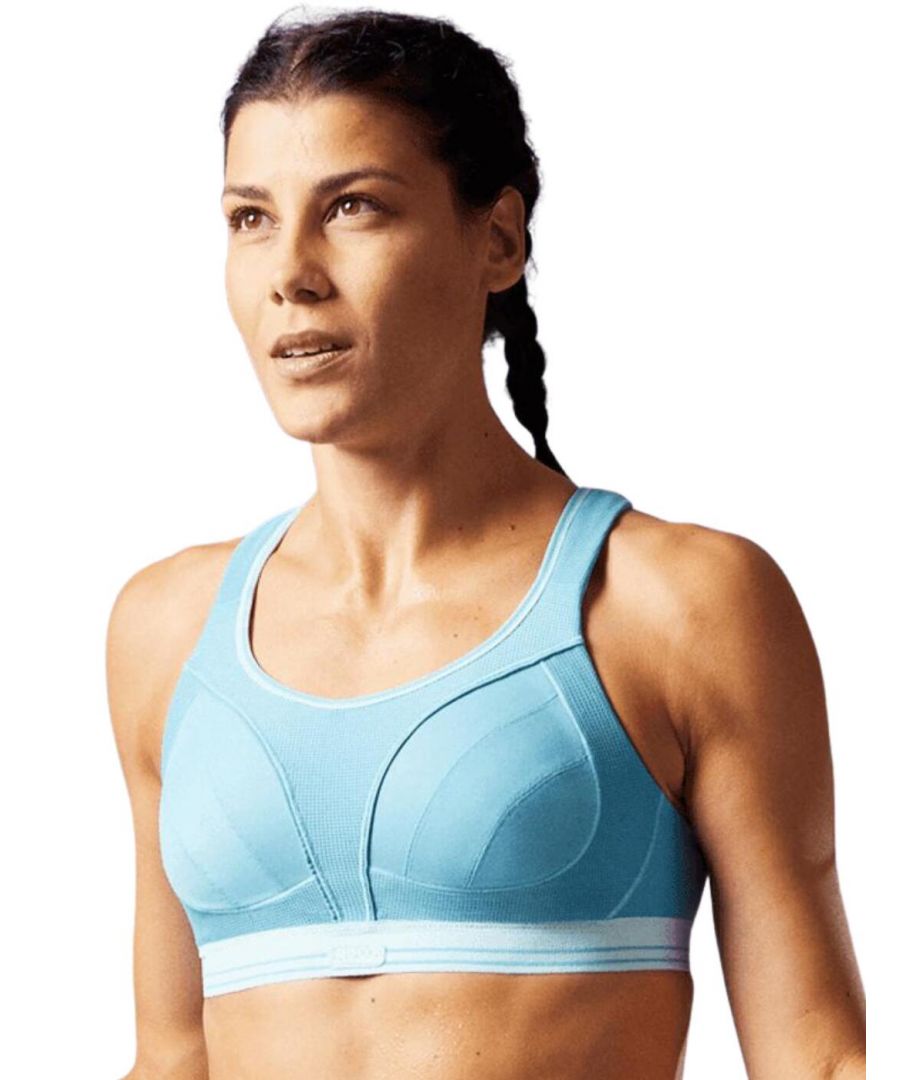 Shock Absorber Womens Ultimate Run Bra - Blue Polyamide - Size 32D