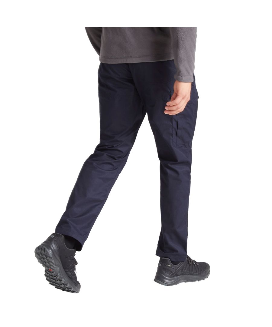 Craghoppers Mens Expert Kiwi Tailored Cargo Trousers (Dark Navy) - Size 30R
