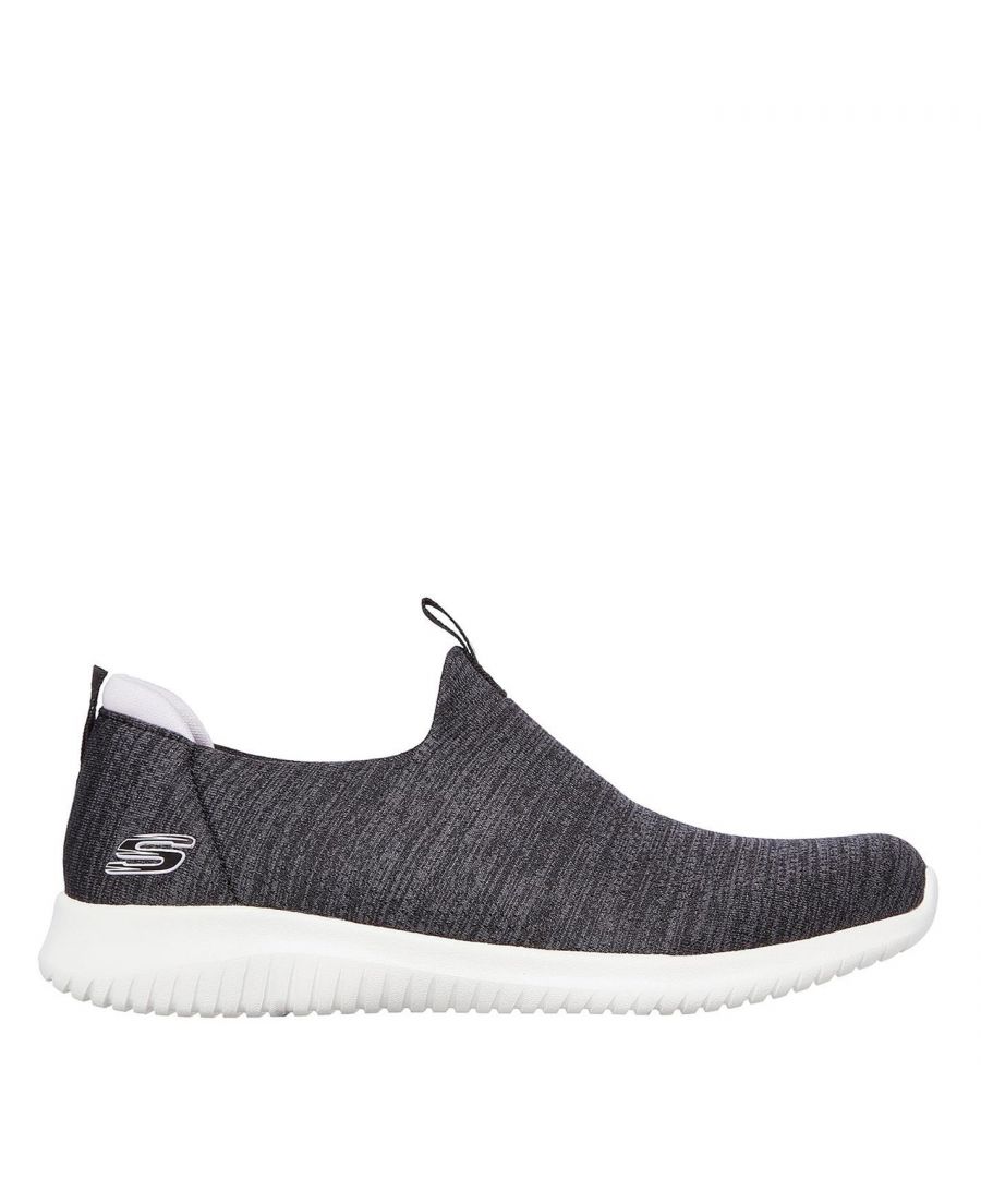 Skechers Ultra Flex GT Womens Trainers - The Skechers Ultra Flex GT Womens Trainers are a great addition to any casual outfit, featuring a slip on design with a double pull tab to the front and heel that allows for any easy on and off. An air cooled memory foam insole teamed with a super flexible outsole that provides all day comfort while also allowing the foot to flex naturally, completed with the Skechers branding. > Upper Material: Textile > Fastenings: Slip On > Insole Technologies: Air Cooled Memory Foam > Sole: Synthetic > Vegan: Suitable For Vegans > Style: Slip On Trainers