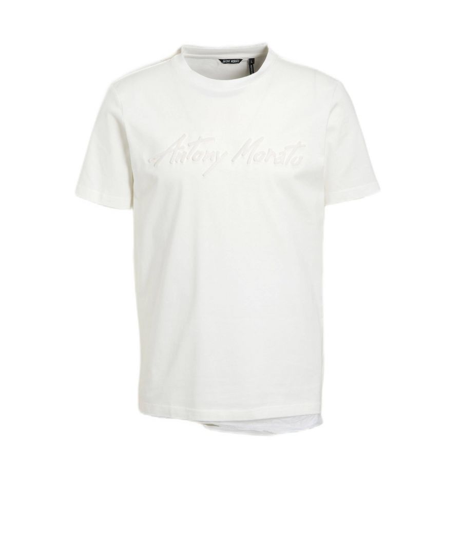 Dit regular fit T-shirt voor heren van Antony Morato is gemaakt van katoen en heeft een logo-opdruk. Het model heeft een ronde hals en korte mouwen.