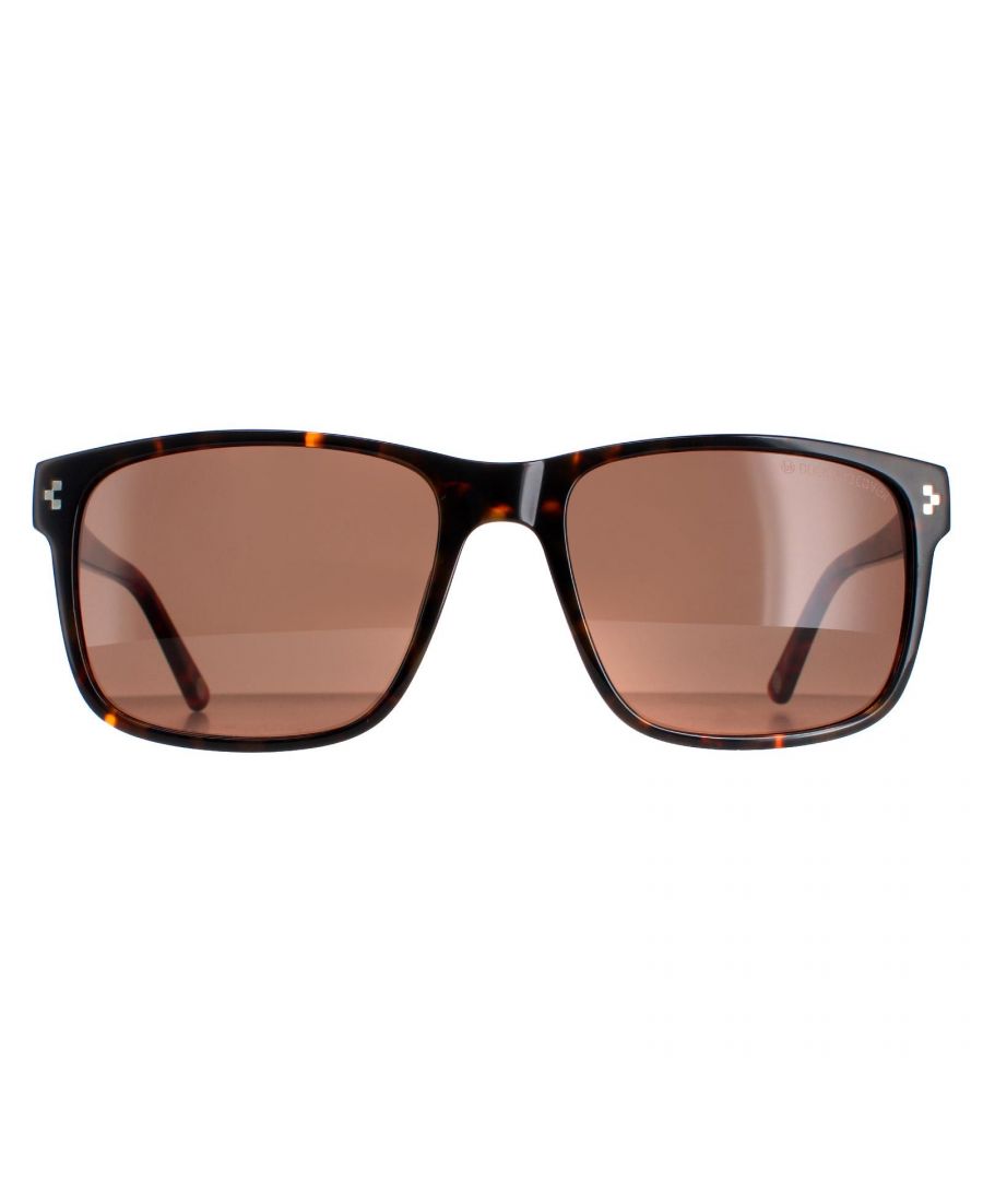 Duck and Cover Sunglasses DCS025 C2 Havana Brown are a modern and functional style that offers both fashion and protection. These sunglasses feature a durable and lightweight frame, made from plastic. The rectangle design features one piece nose pads to ensure a comfortable fit for all face shapes. The Duck and Cover logo is featured on the temples, adding a touch of brand recognition. These sunglasses are perfect for everyday wear and outdoor activities, and are sure to make a statement wherever you go.