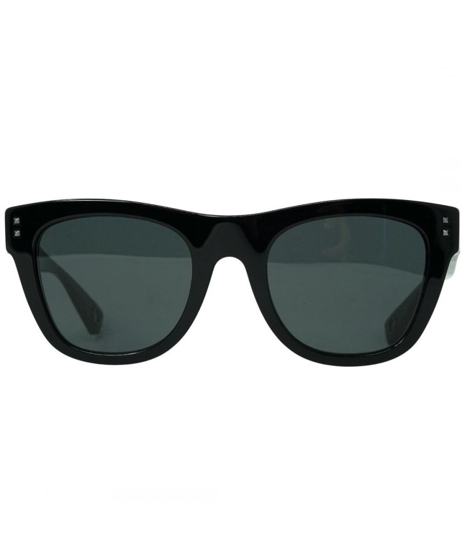 Valentino VA4093 515287 Black Sunglasses. Lens Width = 52mm. Nose Bridge Width = 22mm. Arm Length = 140mm. Sunglasses, Sunglasses Case, Cleaning Cloth and Care Instructions all Included. 100% Protection Against UVA & UVB Sunlight and Conform to British Standard EN 1836:2005