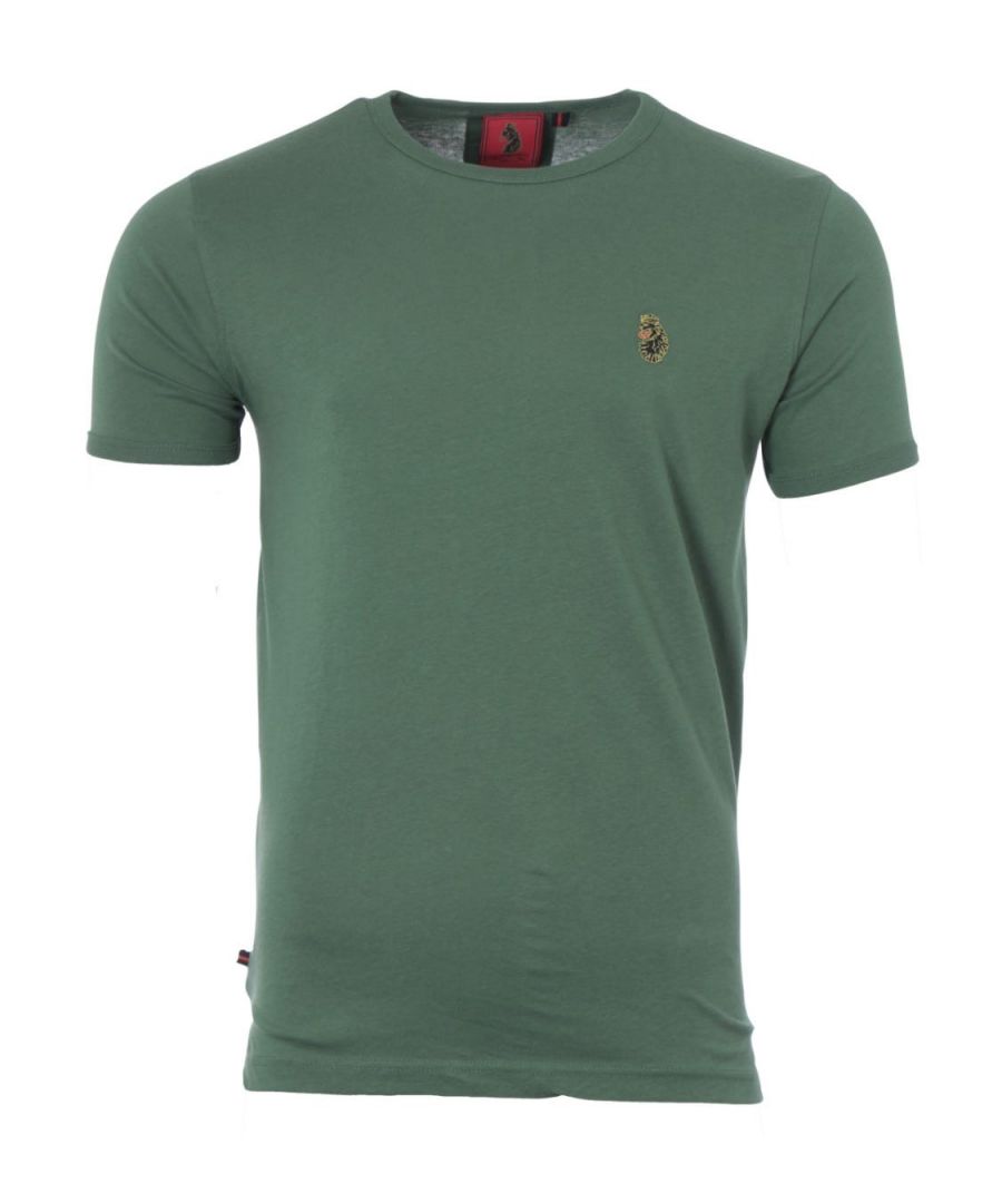 Luke 1977 Trouser Snake T-shirt met ronde hals voor heren, groen