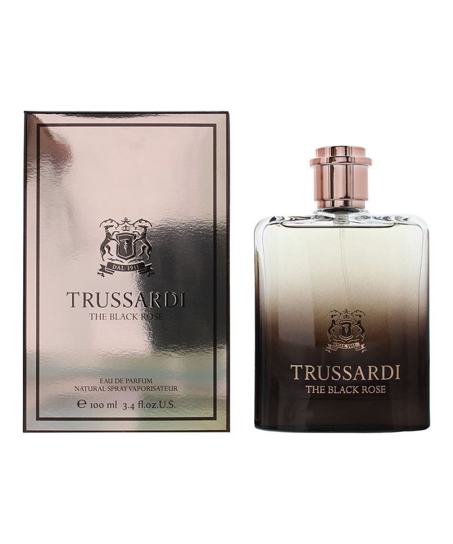 The Black Rose by Trussardi is an amber floral fragrance for women and men. The fragrance features pink pepper, Taif rose, patchouli, vanilla, amber and musk. The Black Rose was launched in 2017.