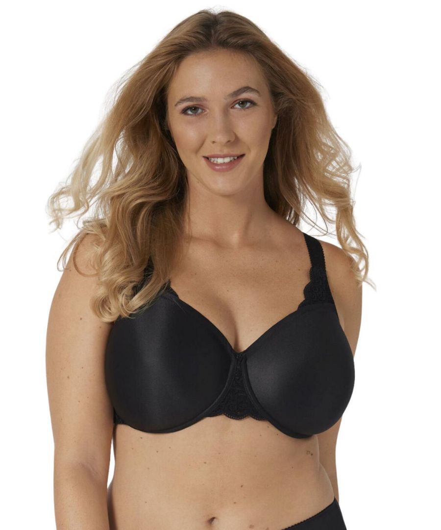 Triumph Womens 10162810 Amourette 300 W01 Minimiser Bra - Black - Size 42C