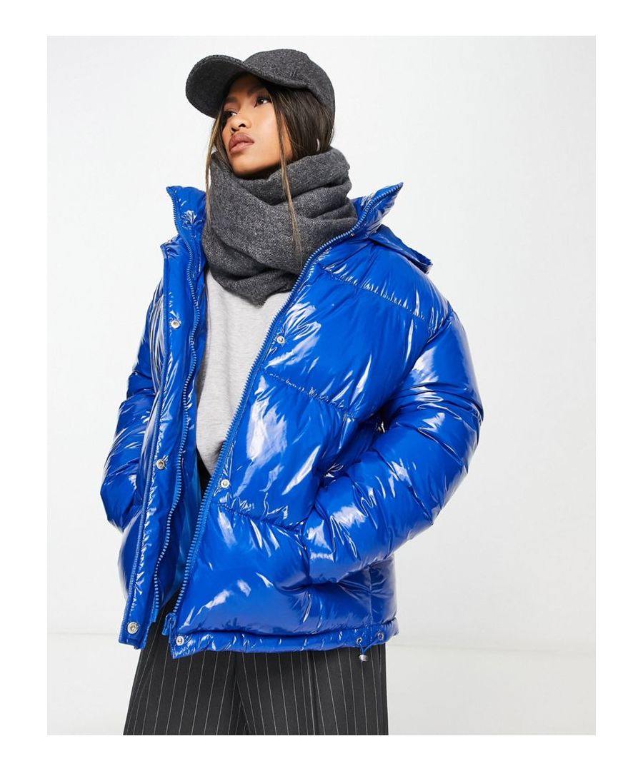Coats & Jackets by ASOS DESIGN Mid-season layering Fixed hood High collar Zip and press-stud fastening Side pockets Regular fit Sold By: Asos