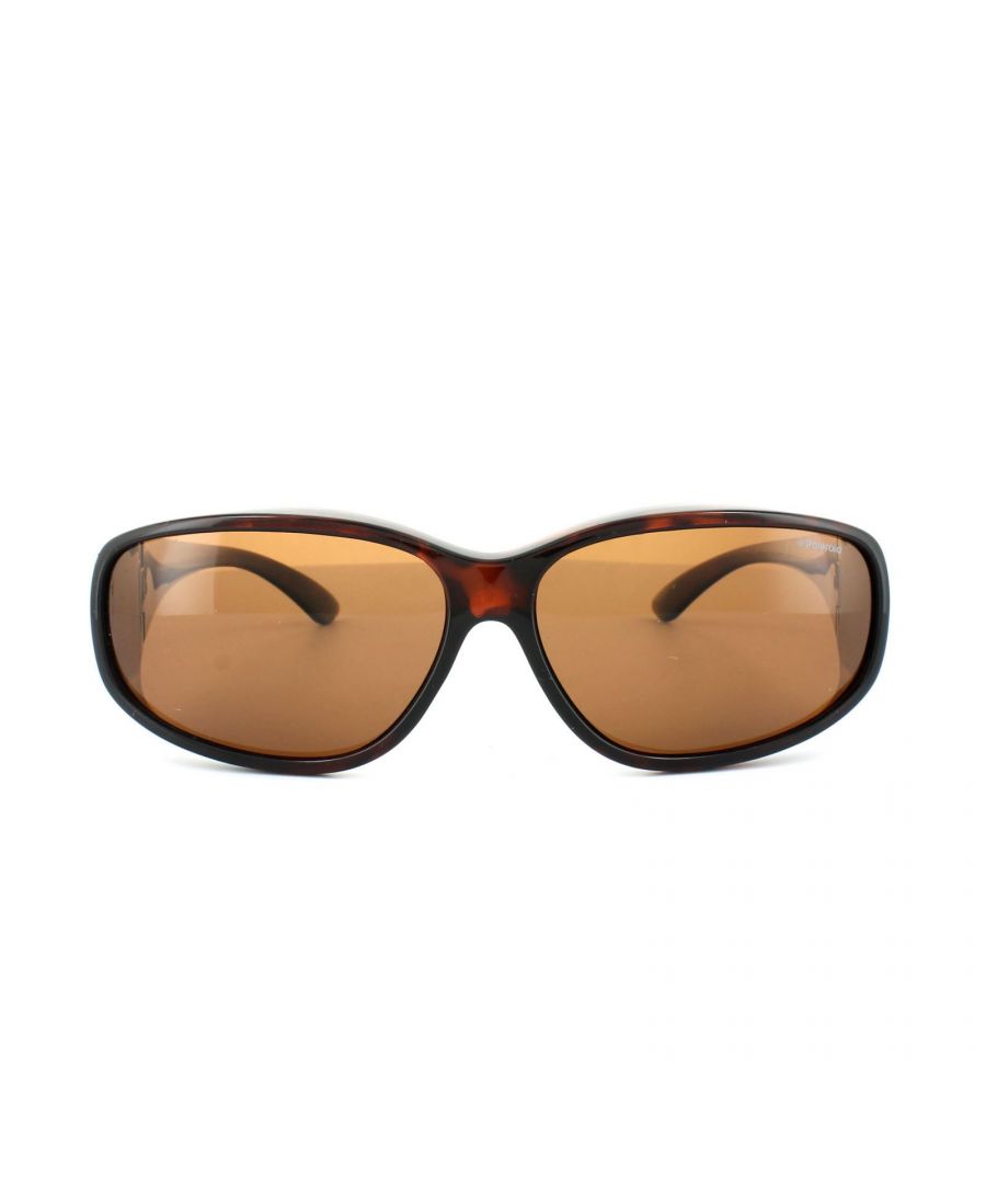 Image for Polaroid Suncovers Fitover Sunglasses P0139 0BM HE Havana Copper Polarized