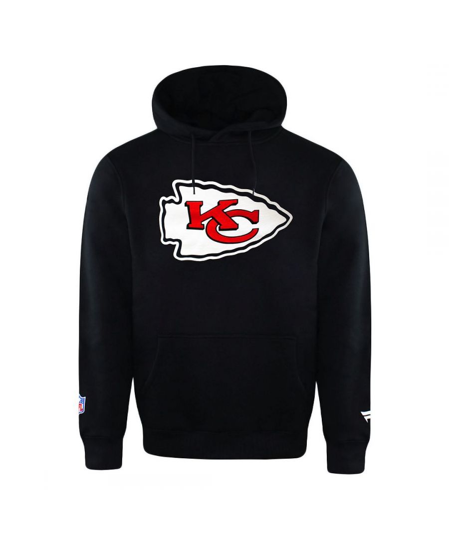 Fanatics NFL Kansas City Chiefs Long Sleeve Pullover Black Mens Hoodie 1311MBLK2ADKCC