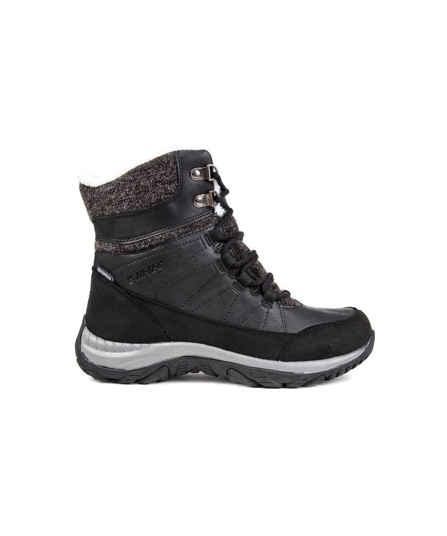The Riva Mid WP is the ideal walking boot for you. A multi activity boot great for all weather conditions featuring a waterproof and breathable Dri-Tec membrane which ensures dry feet.\nSoft synthetic upper with comfortable padded textile collar for support\nProtective PU suede rand for added durability\nSoft faux fur lining provides next to foot comfort\nDri-Tec waterproof and breathable lining ensures dry feet\nCompression moulded EVA midsole provides lightweight underfoot cushioning\nRugged outsole for wear and traction