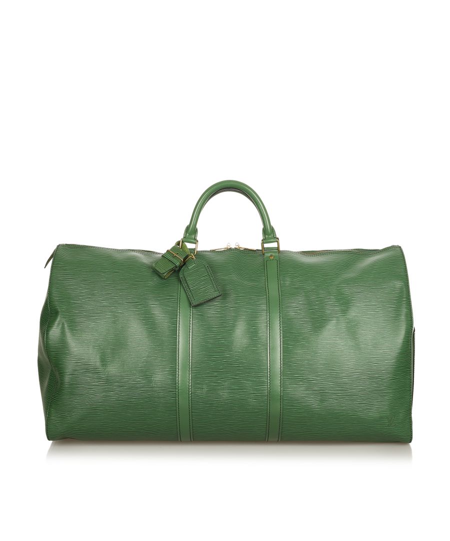 Image for Vintage Louis Vuitton Epi Keepall 60 Green