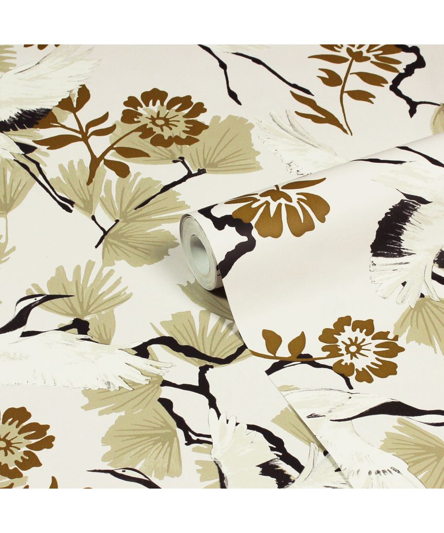 Image for Demoiselle Botanical Printed Wallpaper