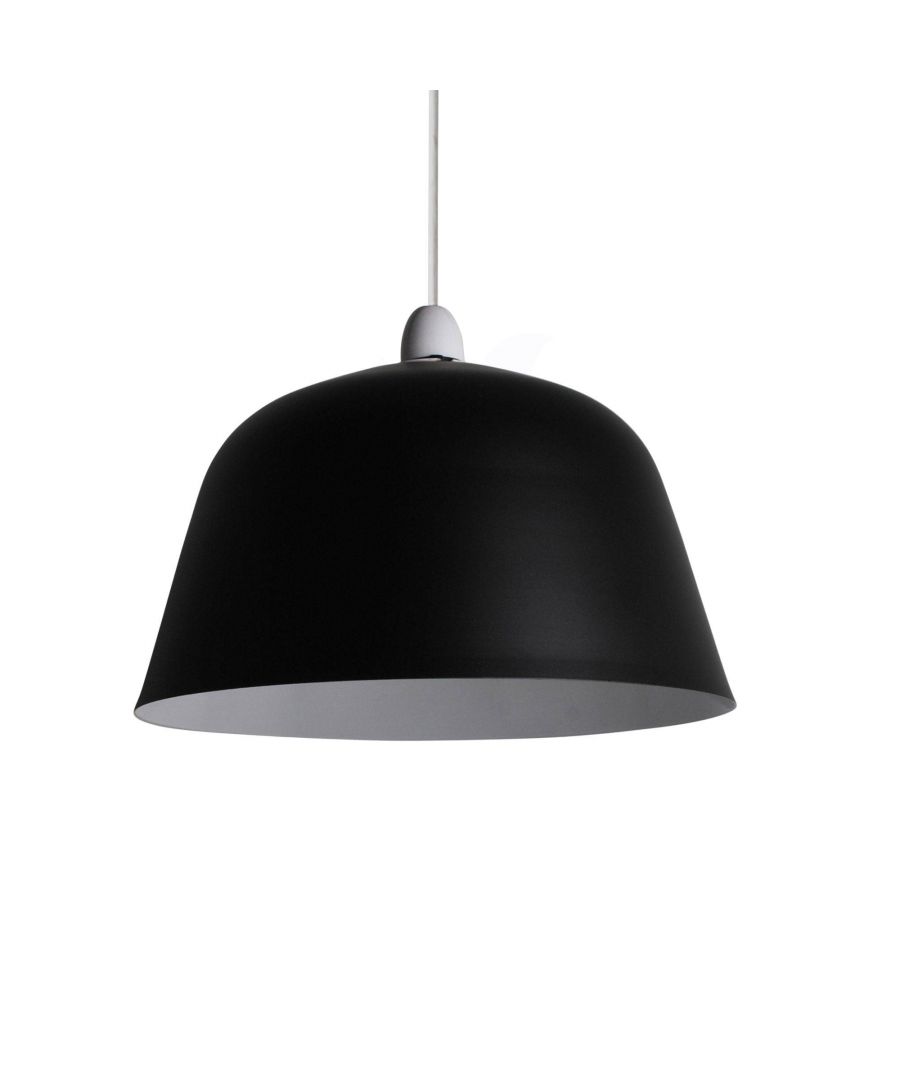 Image for Olly Black Metal Dome 30cm Pendant Shade