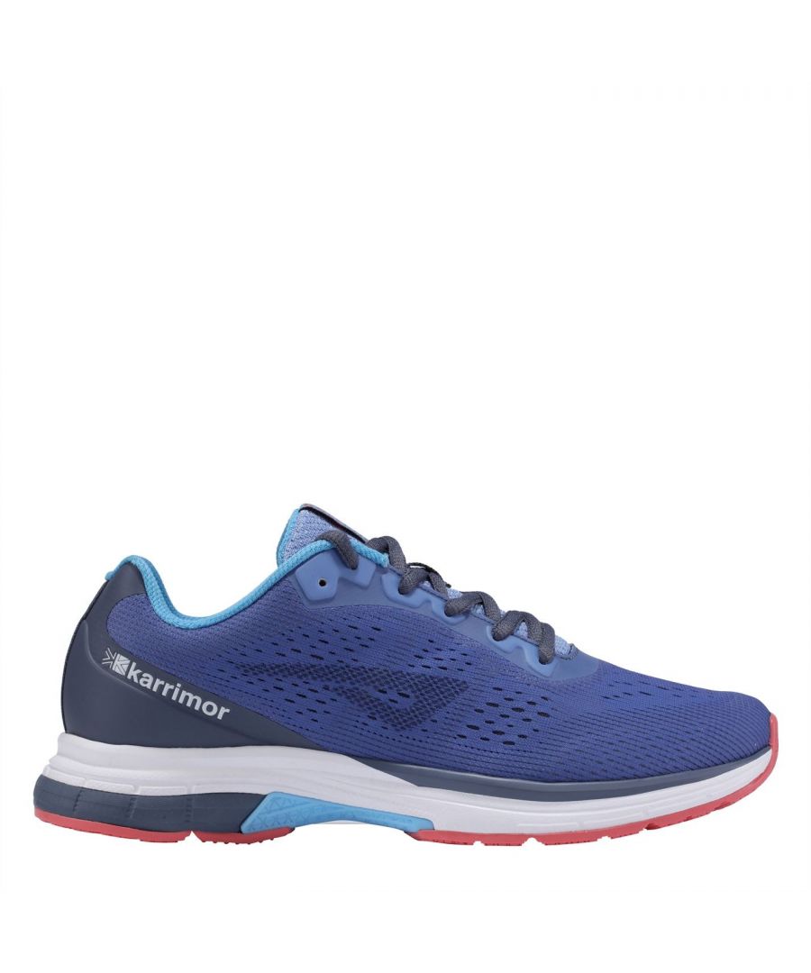 Karrimor Tempo Runners Ladies - The Karrimor Tempo Mens Running Shoes feature a lightweight and breathable engineered mesh upper with additional support connecting the laces and mid-sole for an improved fit with more lockdown.